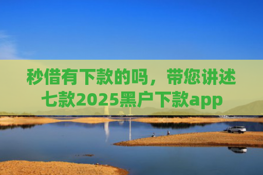 秒借有下款的吗，带您讲述七款2025黑户下款app