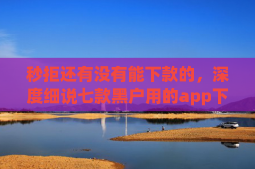 秒拒还有没有能下款的，深度细说七款黑户用的app下款
