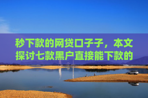 秒下款的网贷口子子，本文探讨七款黑户直接能下款的app