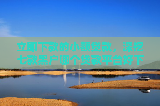 立即下款的小额贷款，深挖七款黑户哪个贷款平台好下款