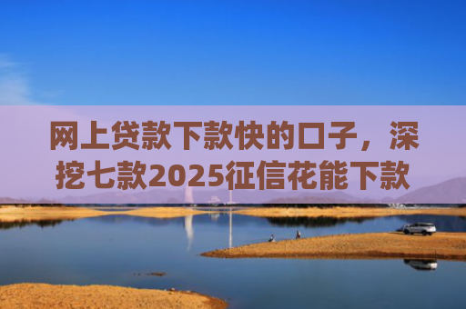 网上贷款下款快的口子，深挖七款2025征信花能下款的正规网贷app
