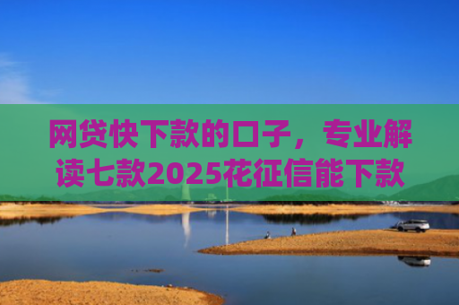 网贷快下款的口子，专业解读七款2025花征信能下款的app