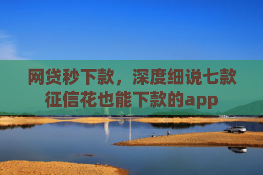 网贷秒下款，深度细说七款征信花也能下款的app