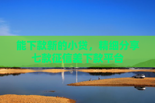 能下款新的小贷，精细分享七款征信差下款平台