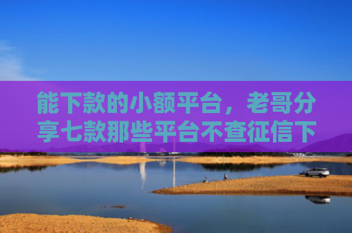 能下款的小额平台，老哥分享七款那些平台不查征信下款快
