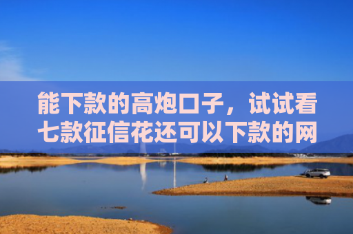 能下款的高炮口子，试试看七款征信花还可以下款的网贷