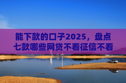 能下款的口子2025，盘点七款哪些网贷不看征信不看负债好下款