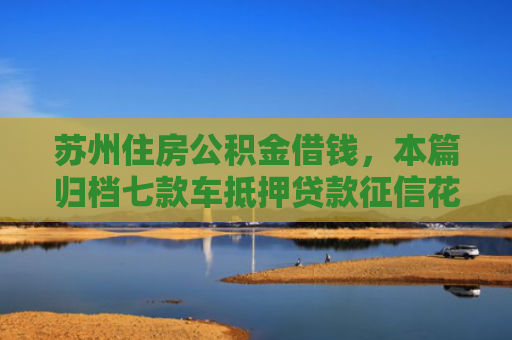 苏州住房公积金借钱，本篇归档七款车抵押贷款征信花了能下款吗