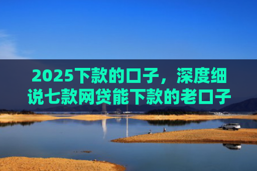 2025下款的口子，深度细说七款网贷能下款的老口子
