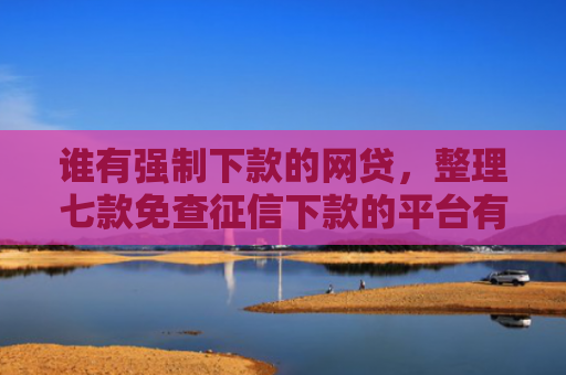 谁有强制下款的网贷，整理七款免查征信下款的平台有哪些