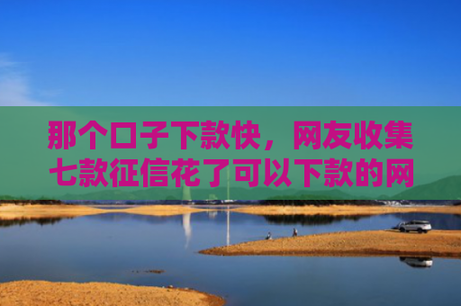 那个口子下款快，网友收集七款征信花了可以下款的网贷