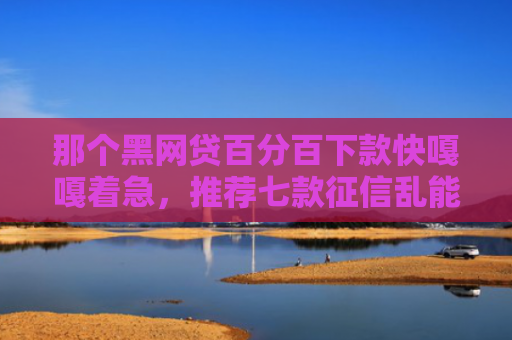 那个黑网贷百分百下款快嘎嘎着急，推荐七款征信乱能下款的网贷
