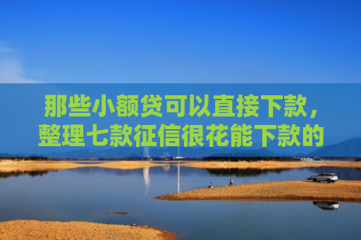 那些小额贷可以直接下款，整理七款征信很花能下款的网贷
