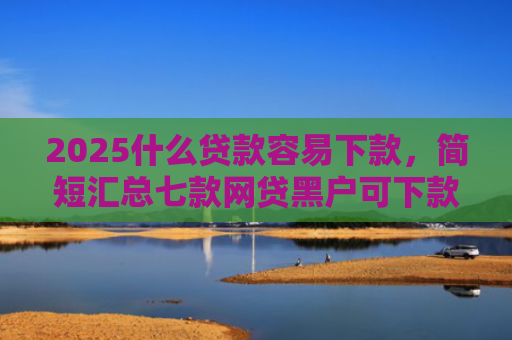 2025什么贷款容易下款，简短汇总七款网贷黑户可下款的口子