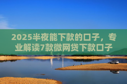 2025半夜能下款的口子，专业解读7款微网贷下款口子