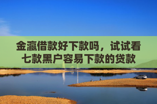 金瀛借款好下款吗，试试看七款黑户容易下款的贷款