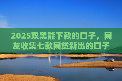 2025双黑能下款的口子，网友收集七款网贷新出的口子秒下款